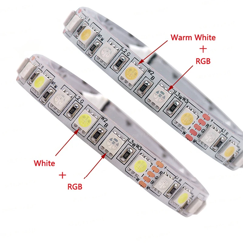 SMD 5050 RGBW LED Strip Light Waterprrof 12V Flexible Ribbon Lighting for Living Room Hotel TV Walls Halloween Christmas Decoration (3)