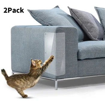 

2/4Pcs Cat Scratch Protector Flexible Transparent Guards From Cat Scratching Stops Scratching Furniture Defender