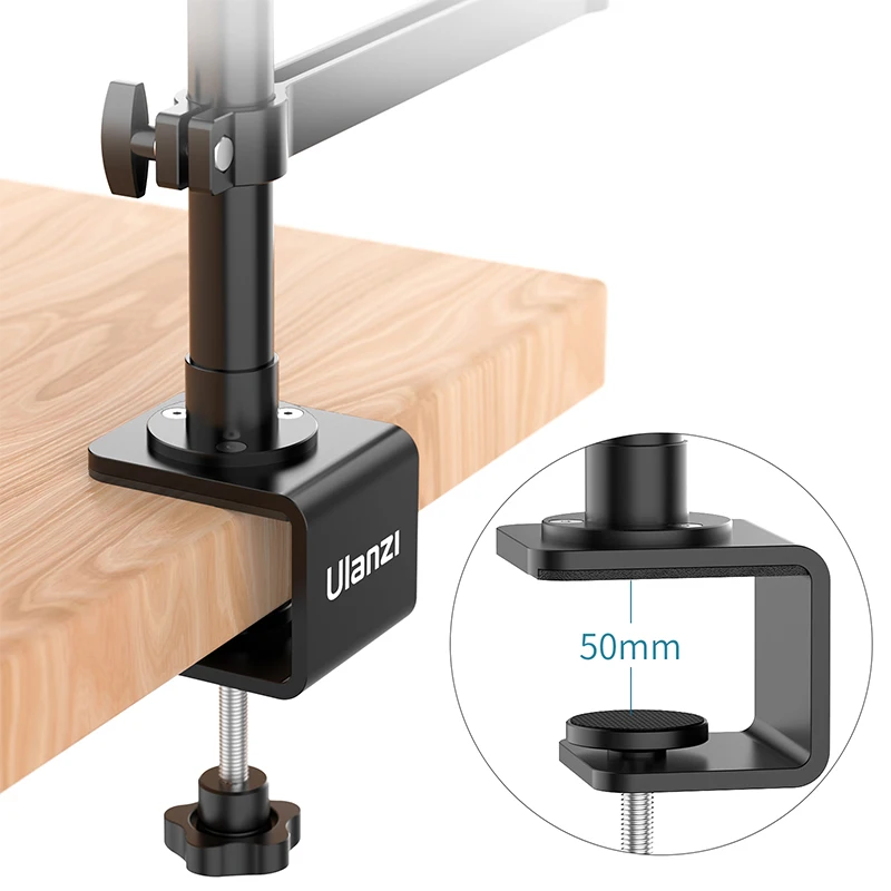 Suporte de Webcam Flexível para Transmissão ao Vivo Suporte de Mesa Removível com Cabeça de Esferas para Câmera de Vídeo e Celular Ulanzi - Image 4
