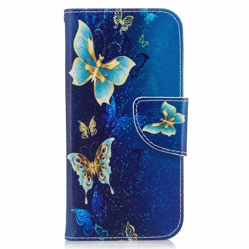 Golden Butterfly Чехол для iphone XS X MAX XR 6 6S 7 8 Plus 5 5S SE милый чехол-подставка с рисунком панды бамбука орла Роскошный чехол бренд P07Z - Цвет: Golden Butterfly
