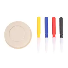 4 шт. инструмент для ремонта с масляной чашкой DIY часы комплект масленок Профессиональный для часовщиков простой в использовании аксессуар портативная ручка иглы