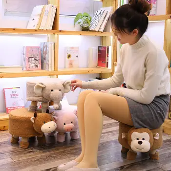 

Cartoon Animal Plush Filler Cushion Small Couch Mini Princess Chair Ligneous Baby Infantil Chambre Enfant Children Kids Sofa