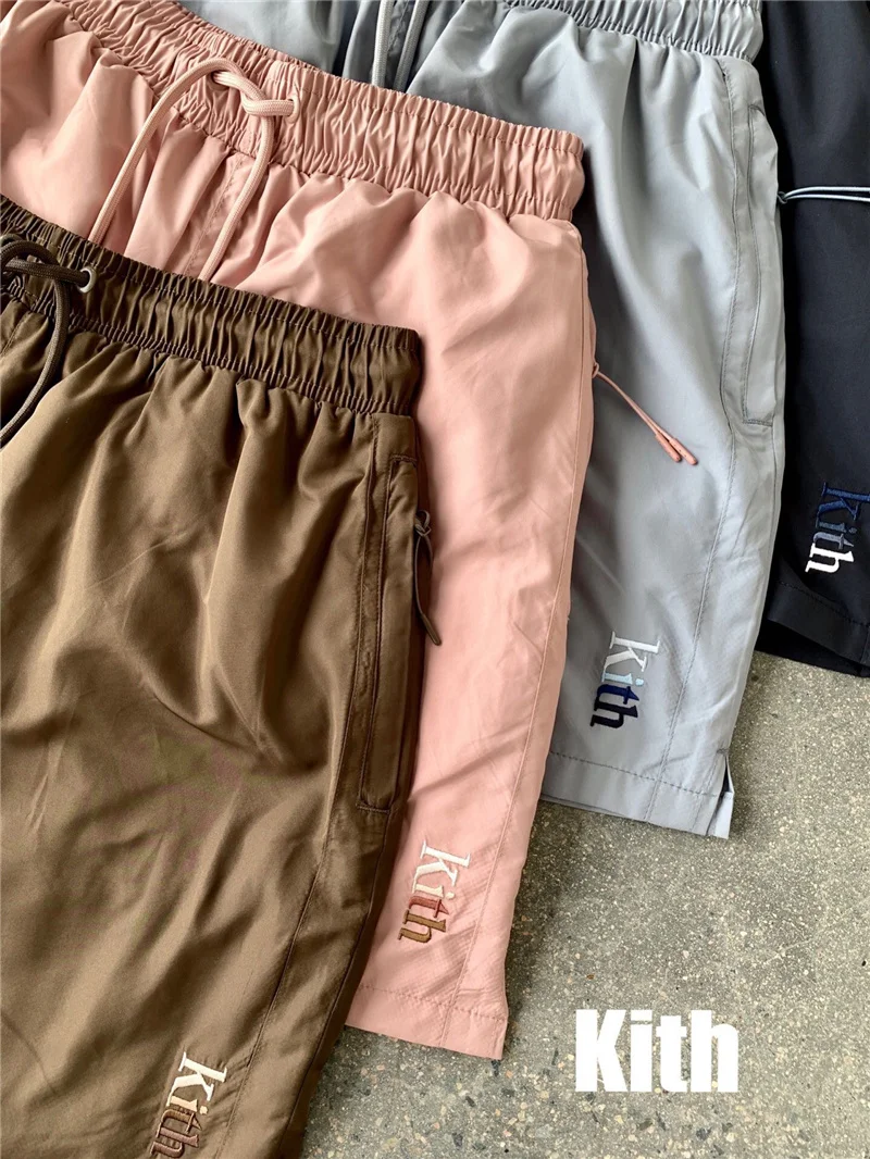 2021ss KITH MESH Shorts Men Women 1:1 Best Quality Colors Kith Shorts  Casual Breechcloth Inside Tag Label