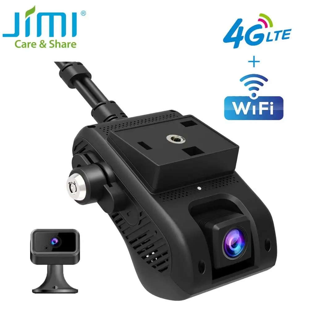 Jimi JC400 4G Dash Cam с отслеживанием в режиме реального времени GPS дистанционное