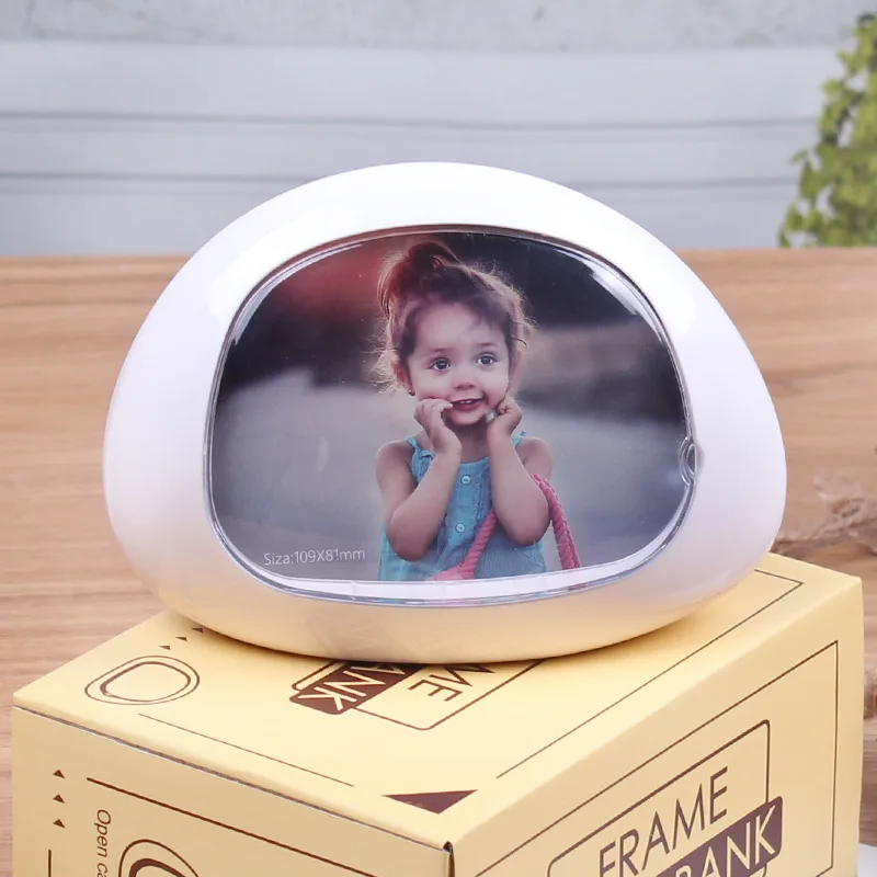 Напрямую от производителя продажи Креативные 3D капсулы+ монет банка экологически чистые ПВХ пластиковая рамка для фотографий настольная