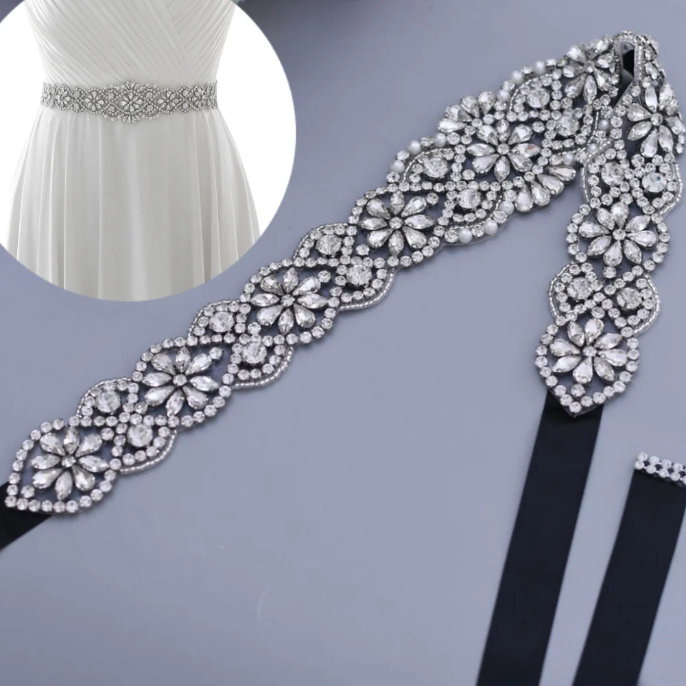 rhinestone belts for dresses near me