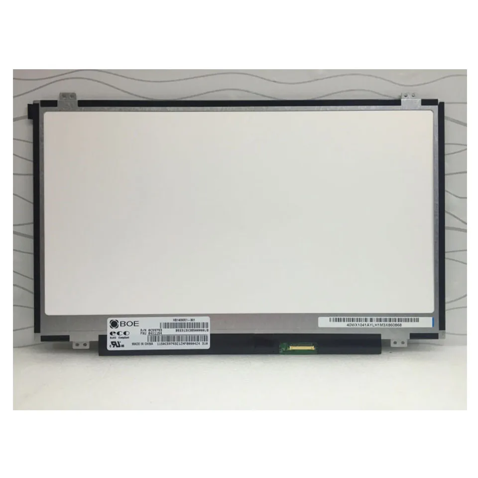 Светодиодный ЖК-экран для ноутбука 14 дюймов HB140WX1-300 HD 1366X768 LVDS 40 контактов Замена