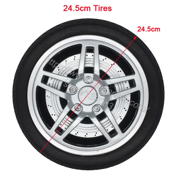 Детский электромобиль не нужно накачивать амортизационные шины, детские электромобили колеса из пенного материала - Цвет: 2 pcs 24.5 cm