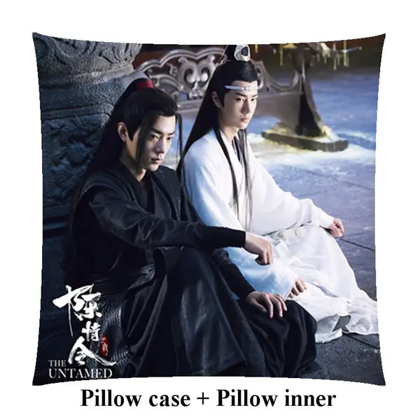picture Новая Неокрашенная квадратная подушка Xiao Zhan wang YiBo домашняя Подушка на заказ - Цвет: picture