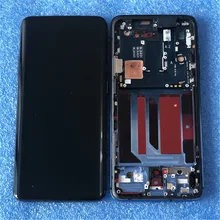 Протестирован для 6,6" OnePlus 7 Pro OnePlus 7T Pro Axisinternational AMOLED ЖК-дисплей рамка+ сенсорная панель дигитайзер