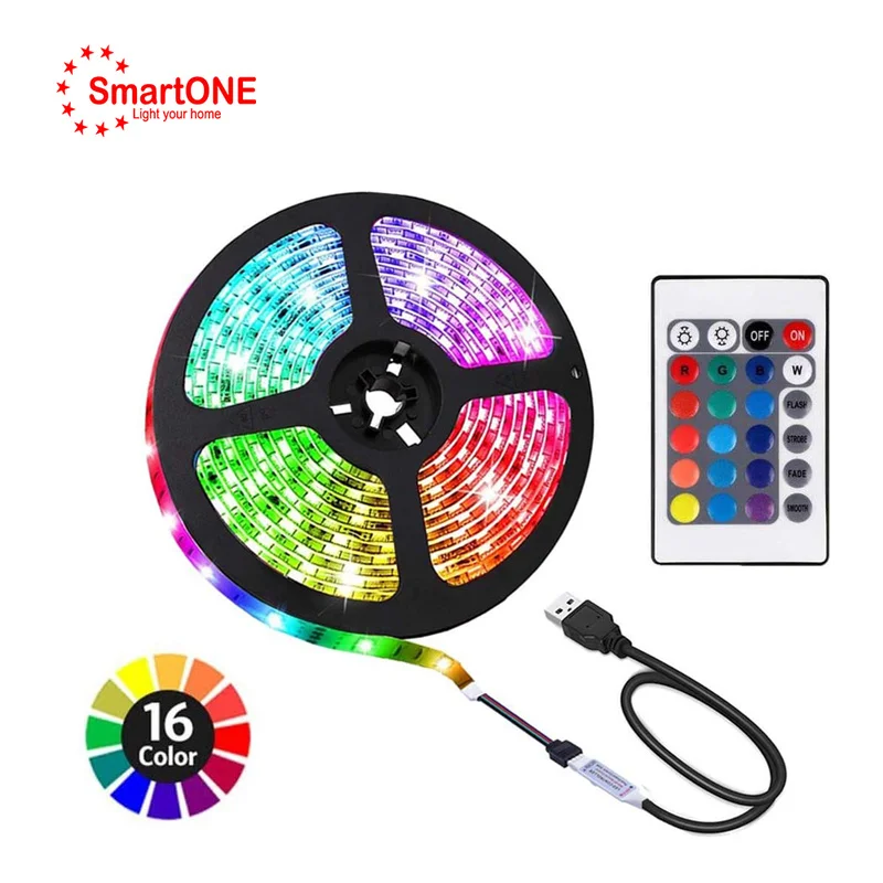 Светодиодная подсветка для телевизора с дистанционным управлением Гибкая RGB