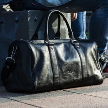 Дорожная сумка мужская сумка короткая дорожная сумка мужская сумка для тренировок Большая вместительная кожаная сумка