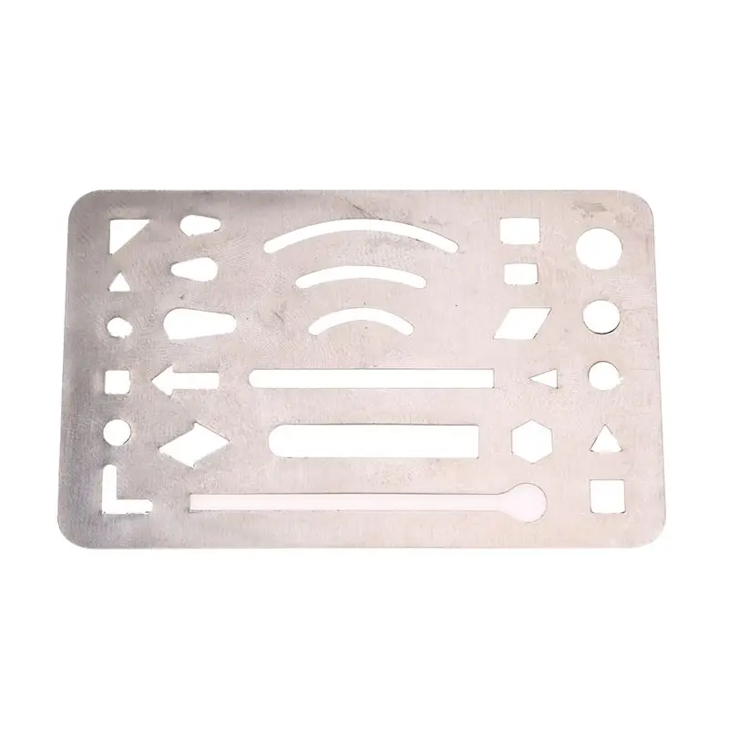 

Stainless Steel 27 Patterns Erasing Drawing Drafting Tool Shield