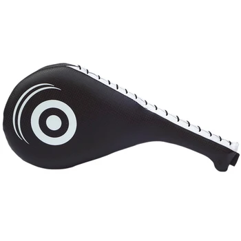 

Sport Boxing Kick Pad Double Sided Shock Absorption Foot Target Karate Kids Taekwondo Adjustable MMA PU Leather