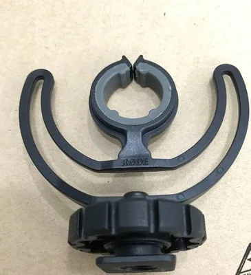Камера горячий башмак Shock Mount с Rycote Lyre кронштейн для Rode VideoMicro VideoMic Me микрофон - Цвет: Черный