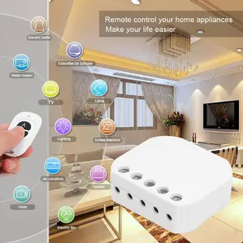 

Hot Sale Remote Control Delicate Design AC85V-250V Wireless Remote Control Switch+2 Keys Remote Controller for LED Lamp