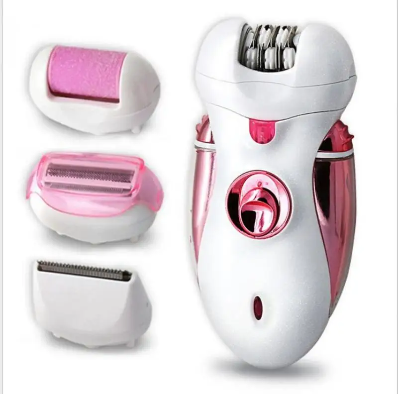 

4 in 1 Multi-functional Rechargeable Electric Depilation Epilator Shaver Hair Removal Women Callus Remover Trimmer Clipper P39