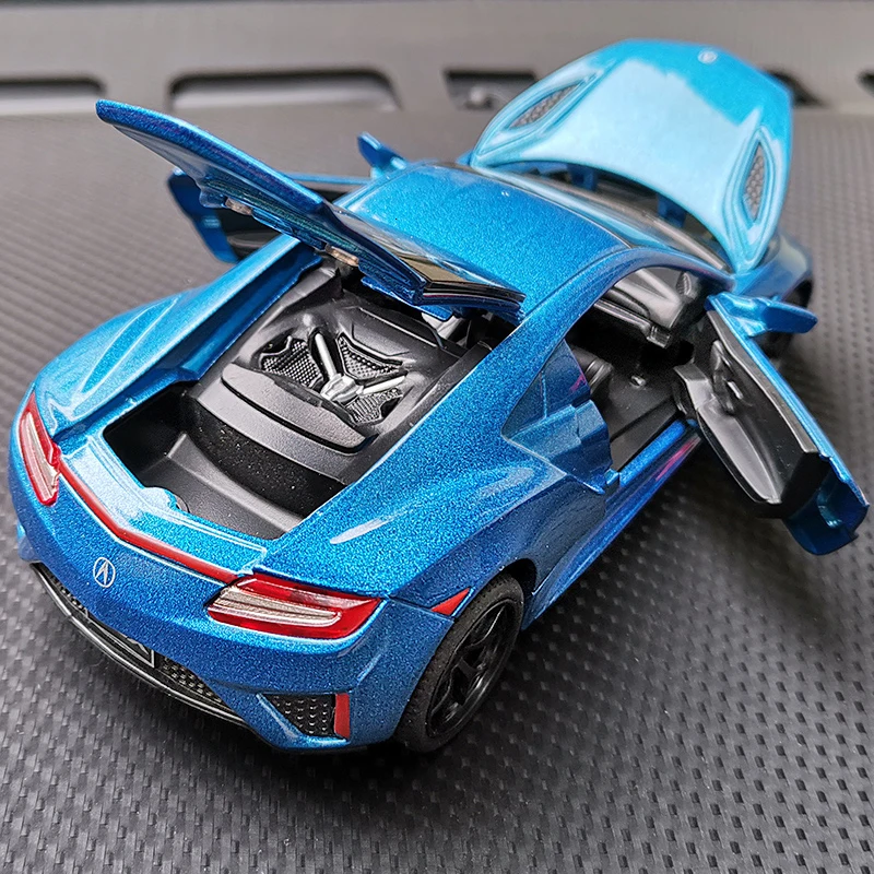 Автомобильные аксессуары 1:32 NSX модель автомобиля со звуком светильник отступить модели автомобиля украшения 4 двери могут быть открыт украшение интерьера автомобиля