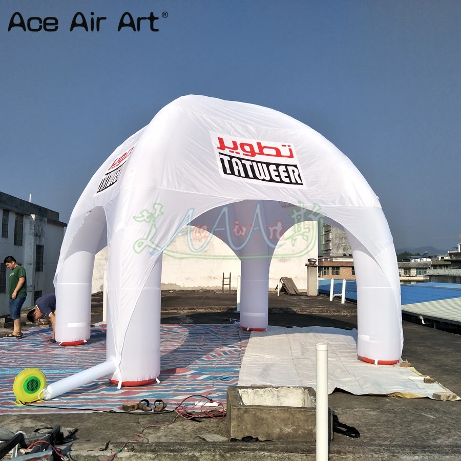

Newest style tent balloon,inflatable spider dome,6m Diameter x 4m H with 4 legs tent marquee for sale