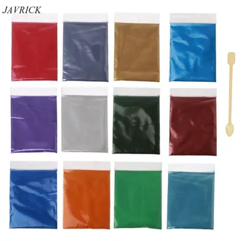 

12 Colors 10g Mica Pearl Powder Resin Pigment Kit Epoxy Resin Colorant Dye Kit