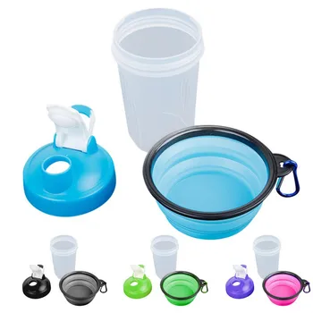 

Outdoors Portable Folding Bowl---Multifunction Pet Dog Feeder Drinker Travel Feeder For Dog Cat Pet Product