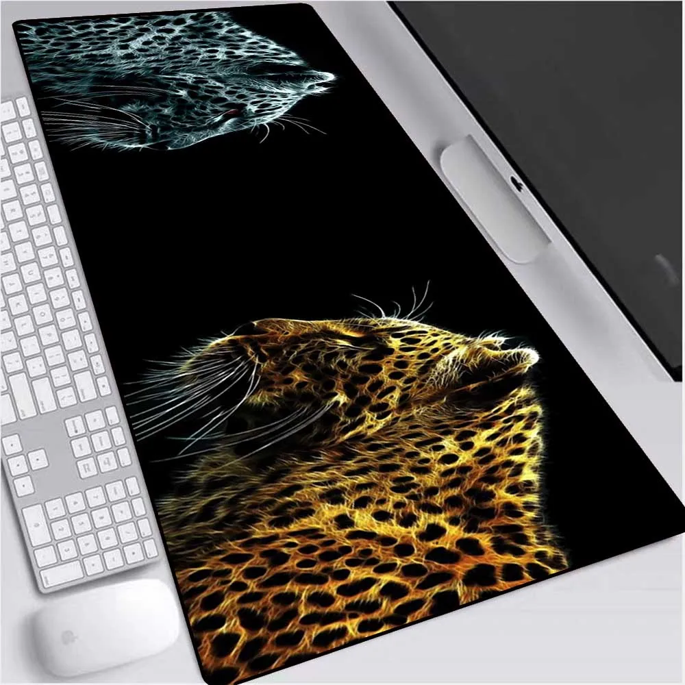 

Mairuige Animal Two Leopard Game Accessories Mouse Pad Large Player XXL Mouse Pad Desktop Computer Locking Large Mouse Pad Desks
