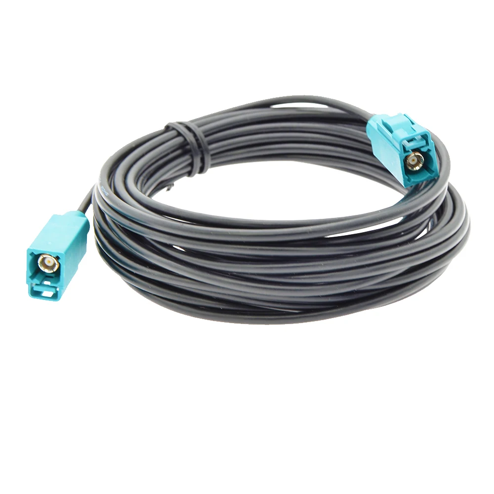 BEVOTOP 1PCS RG174 Coax Cable FAKRA Z Female to Female Jack Adapter Auto Car Navigation GPS Antenna Extension Pigtail Coax Cable