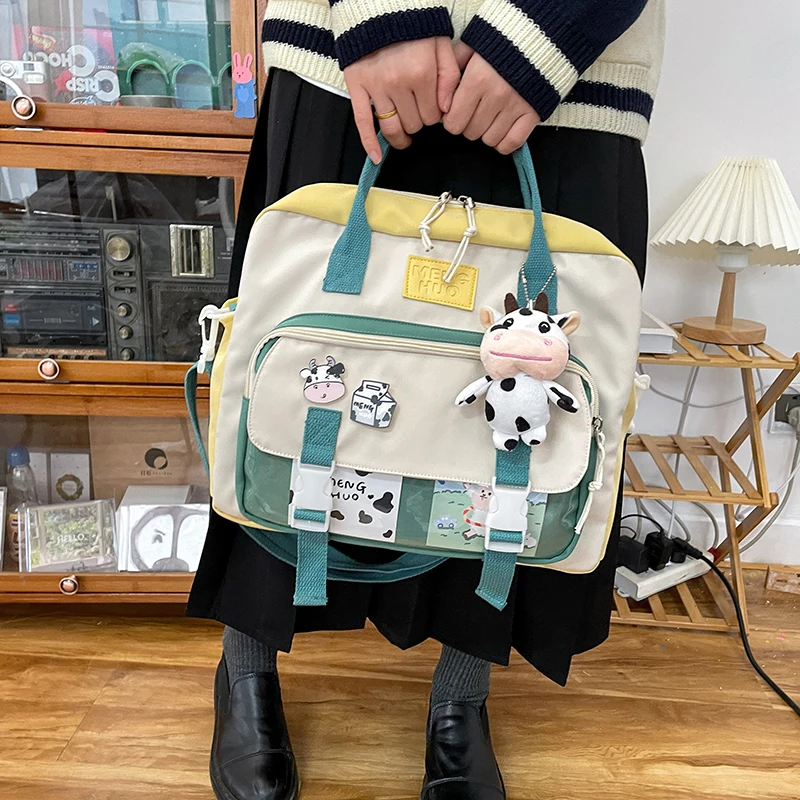 Kawaii Pastel Harajuku College Nylon Backpack