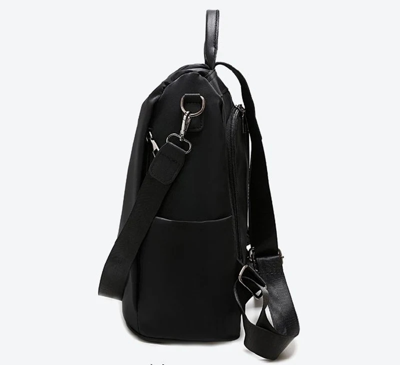 Противоугонный рюкзак Новая мода Оксфорд ткань Студенческая сумка Цвет Соответствующие тканый ремень украшение молодежный рюкзак для девочек