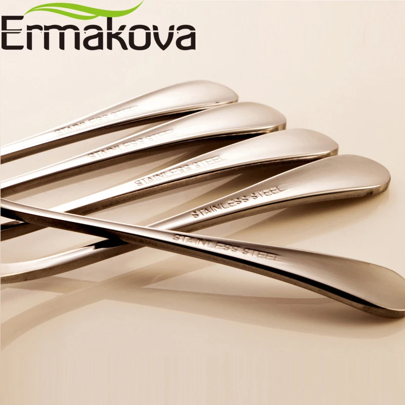 Ермакова набор из 5 бистро закуска Коктейльные фруктовые вилки Нержавеющая Сталь Десертная Вилка для мини торта салат дегустация мидий вилки
