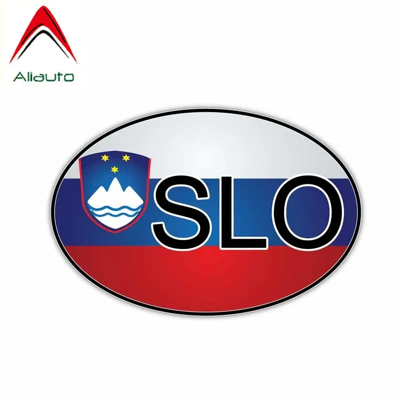 Aliauto Creative Car Sticker Slovenia Flag Country Code Body Window Waterproof Reflective Decoration Decal Vinyl 12cm*8cm | Автомобили и
