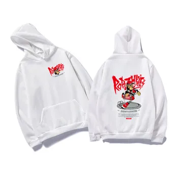 

New 2020 Funny monkey Smoking Print Fleece Hoodies Pullover Hooded Sweatshirts Harajuku Hip Hop Streetwear Hoodie Casual Tops