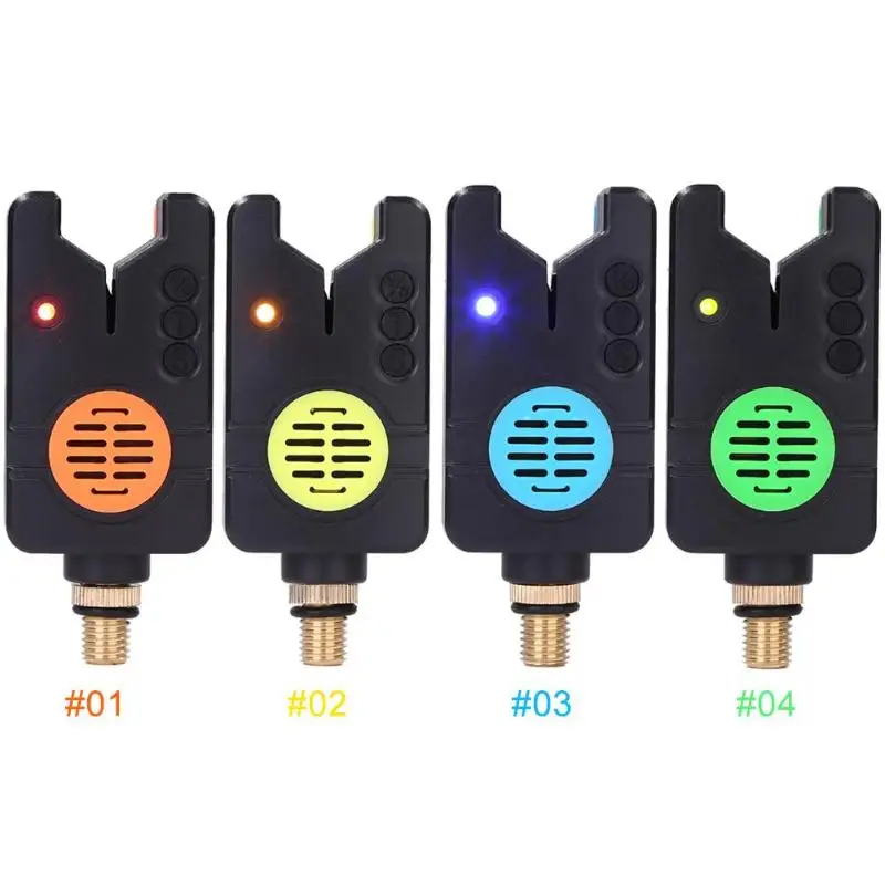 

Fishing Bite Alarm Fishing Electronic LED Light Fish Bite Sound Alarm Bell Clip Wireless Electronic Carp Set Led Indicator