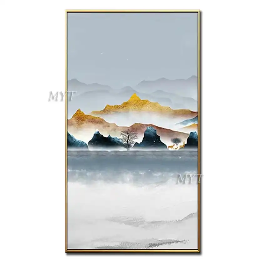 Amor Pared Arte Moderno Pintado A Mano Gran Pintura Al Oleo Larga