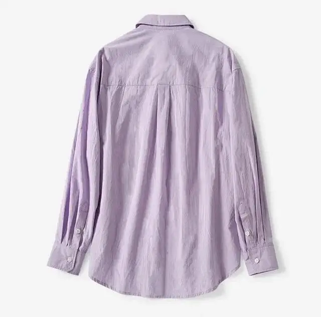 Новинка женская блузка из 100% хлопка с длинным рукавом Женская однобортная