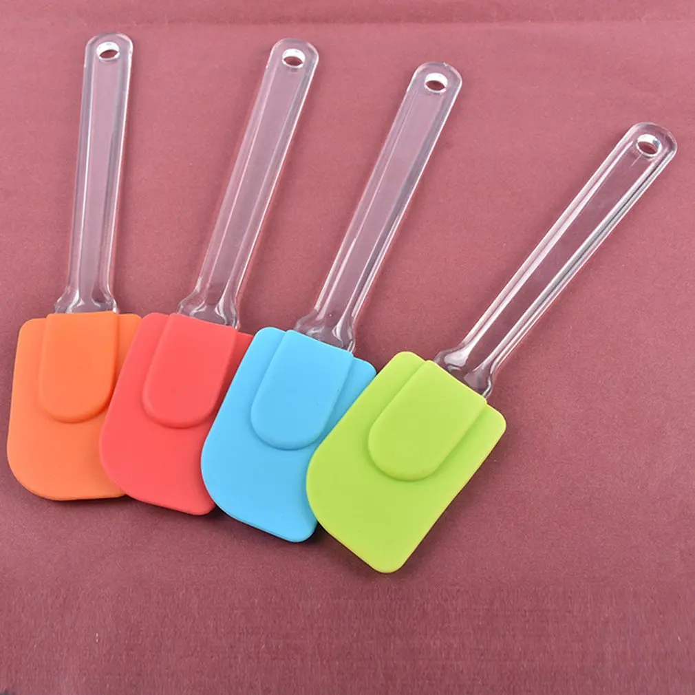 

4pcs/1pcs Non Stick Butter Cake Spatula Cream Baking Scraper Cooking Spatula Heat Resistant Brushes Kitchen Utensil Silicon