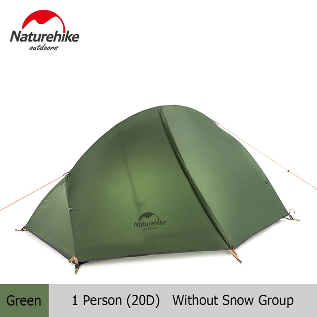 Naturehike Tent Single 1 Person Ultralight Cycling Tent Portable Waterproof Shelter Fishing Beach Outdoor Hiking Camping Tent Green