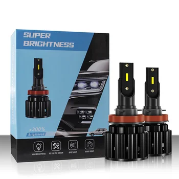 

2PC H4 H7 H11 H1 H3 9005 9006 Auto Car LED S8 Headlight Bulbs 8000LM Car Accessories 6500K Fog lights Car Accessories