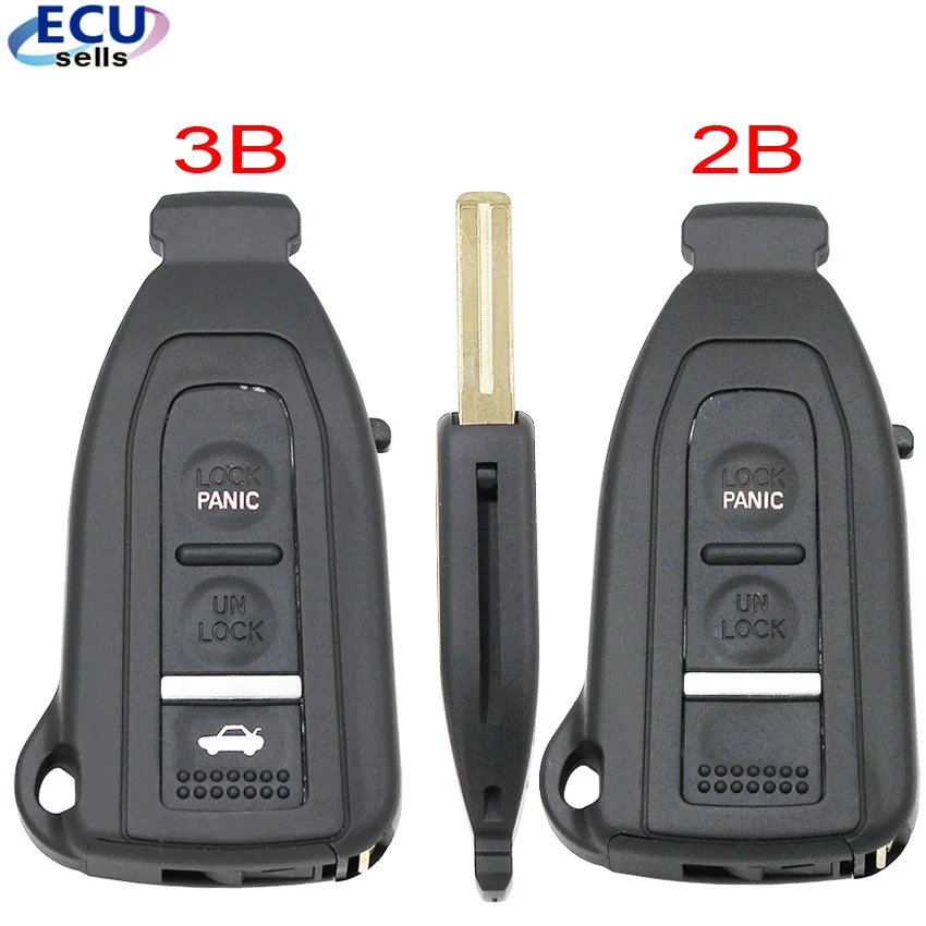 

2B / 3B Replacement Smart Prox Remote Key Shell For Lexus LS430 with uncut blade