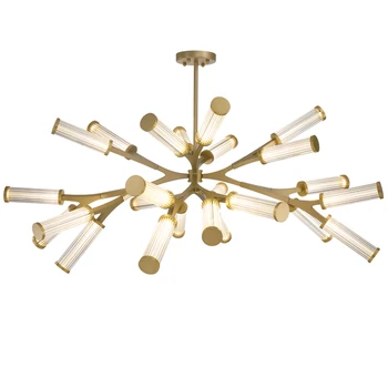 

LED Postmodern Iron Glass Black Gold Suspension Luminaire Pendant Lights.Pendant Lamp.Pendant light For Foyer