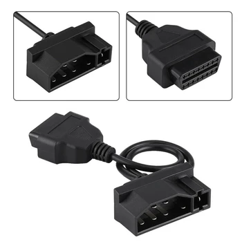 

For Ford Female Interface Diagnostic Cable 1pc Adapter Converter Cable Scanner 7 Pin to 16 Pin Durable