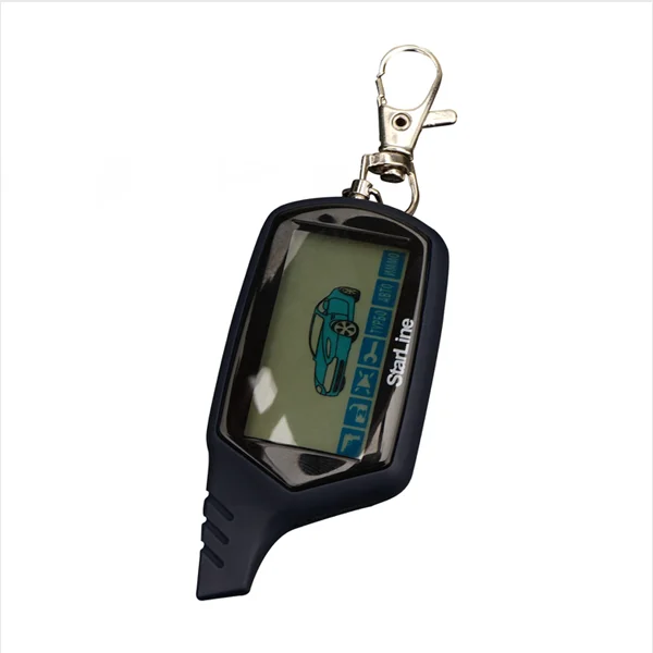 A61 LCD Remote Control Key Chain Fob for Russian Anti-theft StarLine A61 Keychain two way car alarm system2-way A61 LCD Remote Control Keychain for Key Chain StarLine A61 two way car alarm system Russian 2-way alarm Fob auto-start car parking sensor