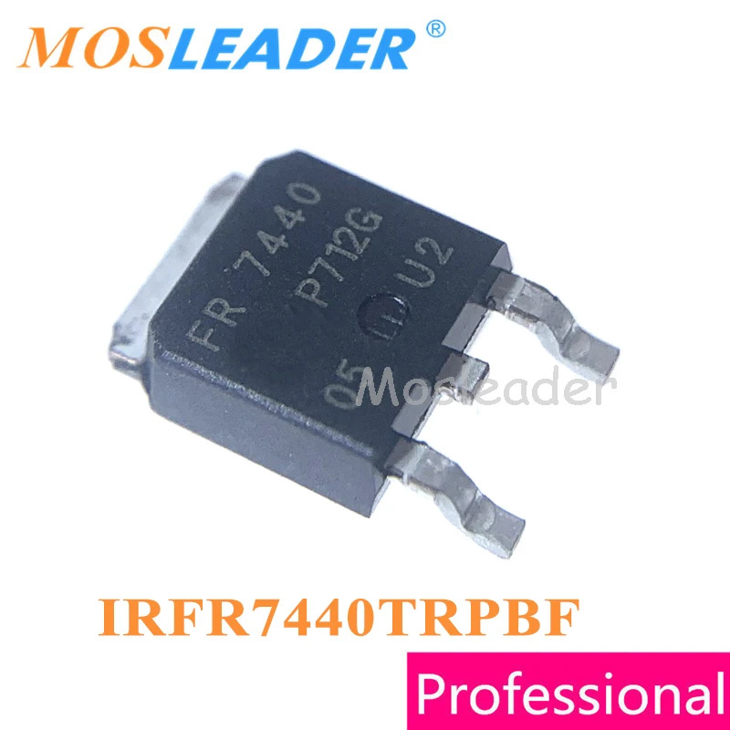 Mosleader IRFR7440 TO252 100PCS IRFR7440TRPBF DPAK 30V 40V IRFR7440PBF High quality | Электроника