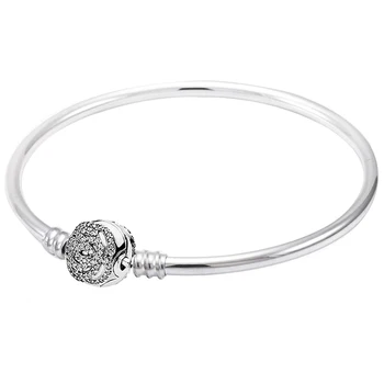 

Original Limited Edition Beauty with Belle's Enchanted Rose Clasp Bracelet Fit 925 Sterling Silver Bead Charm Fine Jewelry