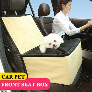 

E-FOUR Dog Booster Seat with Clip On Leash and Collapsible Dish for Small and Medium Dogs Deluxe 2 in 1 Dog Seat Cover for Cars