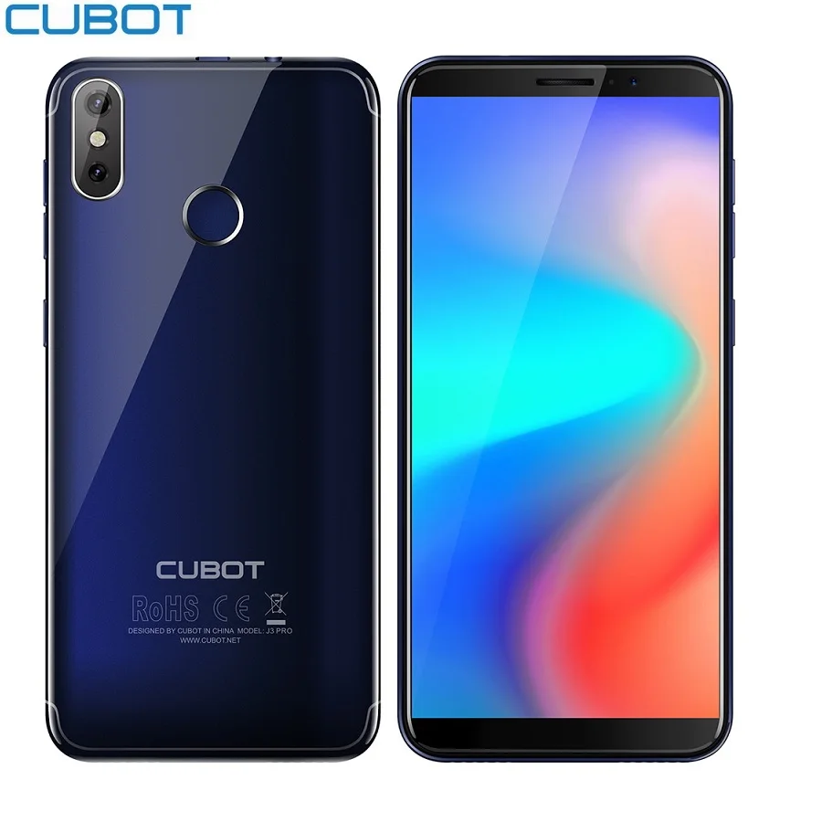 

Refurbished Cubot J3 PRO 4G Android Smartphone 5.5 inch MT6739 Quad Core 1GB RAM 16GB ROM Fingerprint 13.0MP Mobile Cell Phone