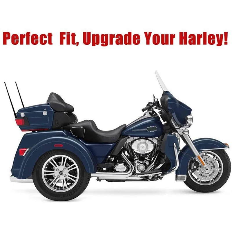 13-дюймовый короткие пользовательские Davidson мотоцикл антенна AM/FM для 1989- Touring Electra Road Glide Ультра классический 2 штуки в упаковке