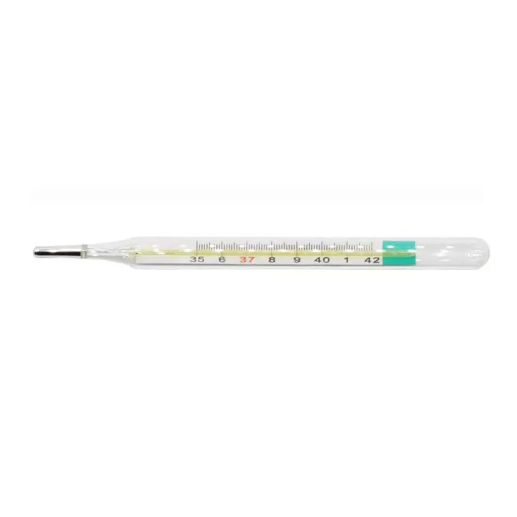 

Precise Mercury Glass Thermometer Clinical Temperature Household Health Monitors Health Care Thermometers