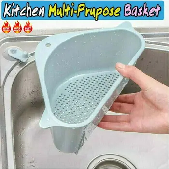 

Storage Triangle Holder Multifunctional Drain Shelf Storage Rack Kitchen Sucker