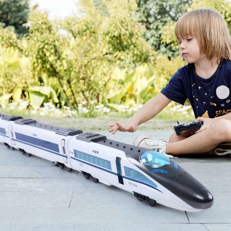 L115cm Remote Control Train Toy High-Speed Train EMU Boy Children's Gifts Simulation High-Speed Rail Toys Model 3